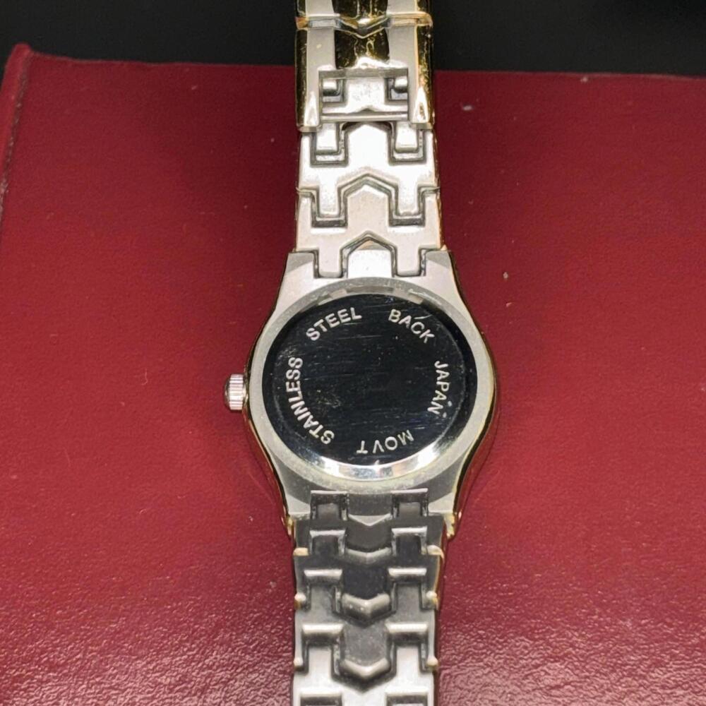 vintage Gianfranco Ruffini two-tone quartz wristwatch - Picture 5 of 8